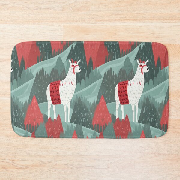 Item preview, Lhama folklore - patterns endless designed and sold by PoppinArtFox.
