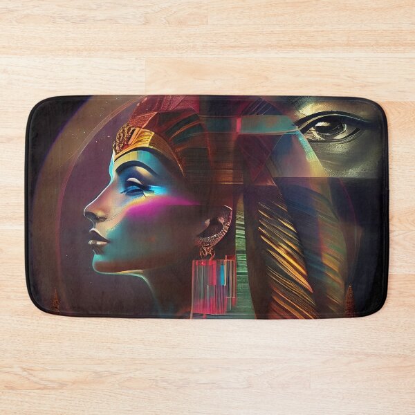 Item preview, Rainbow Isis Egyptian Goddess Pyramid Print designed and sold by ga-arts.
