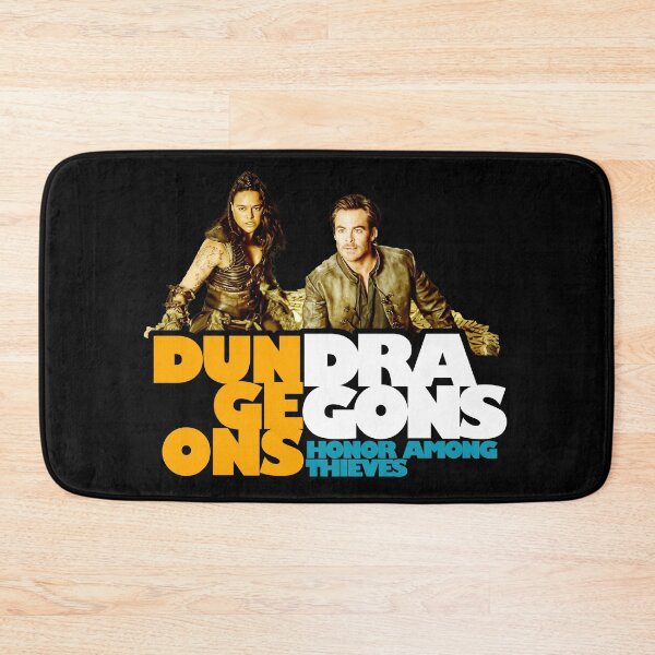 Item preview, Dungeons & Dragons: Honor Among Thieves 2023 movies  Chris Pine as Edgin and Michelle Rodriguez as Holga fan works graphic design by ironpaette designed and sold by ironpalette.