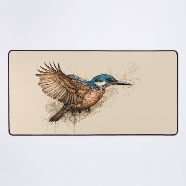 Premium Vector | Kingfisher catching fish line art drawing style, the bird  sketch black linear isolated on white bg.