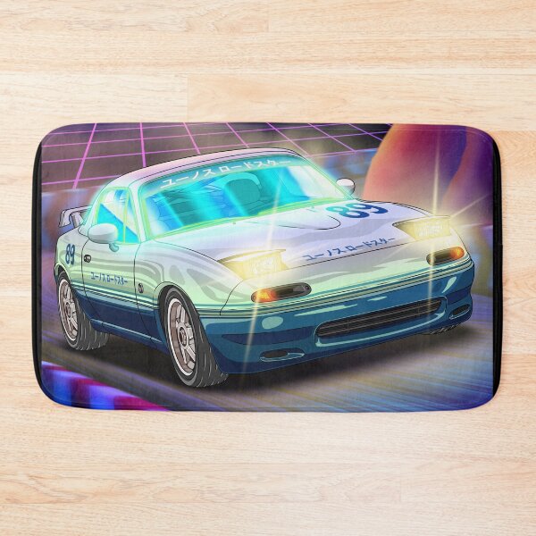 Item preview, Synthwave Sunset Mazda Miata Eunos Roadster  designed and sold by JDM Guyvit.