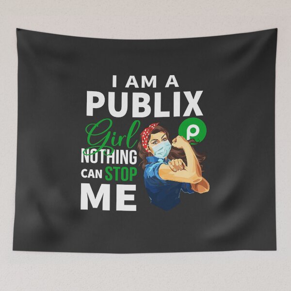 Item preview, Strong woman mask I am a publix girl nothing can stop me logo designed and sold by MildredGreen.
