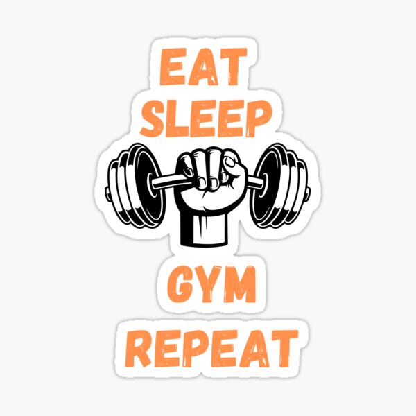 Eat Sleep Gym Repeat SVG, PNG, PDF, Fitness Saying svg, Gym