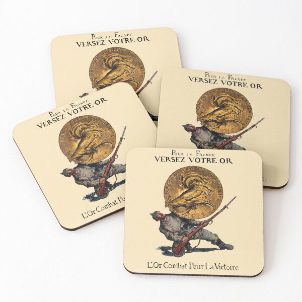 Item preview, WWI Gold for French Victory designed and sold by historicimage.