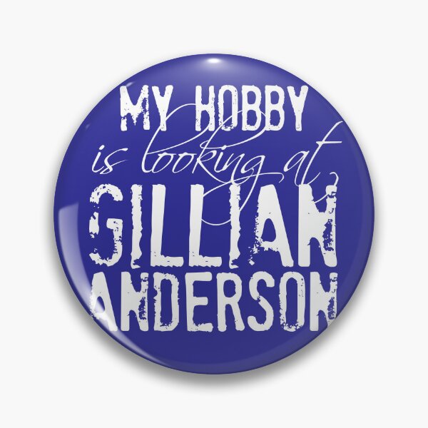 Item preview, My Hobby is Looking at Gillian Anderson Shirt (white print) designed and sold by storybycorey.