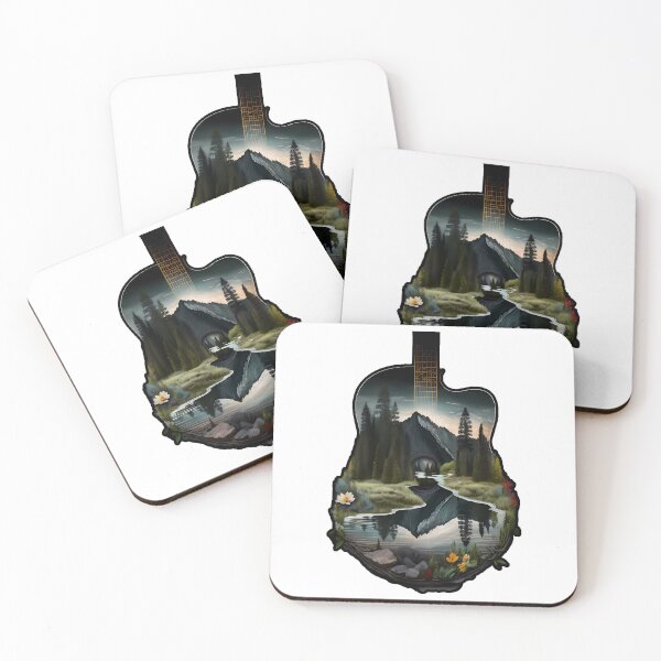 Item preview, Guitar with Nature and Landscape inside - Designed By SK designed and sold by Silvio K..