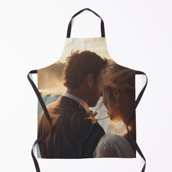 Item preview, bride and groom holding each other looking at Niagara falls designed and sold by OnlyShowers.