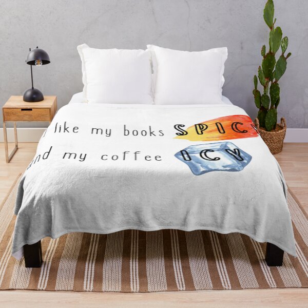 Item preview, I like my books spicy and my coffee icy designed and sold by jechaiyells.