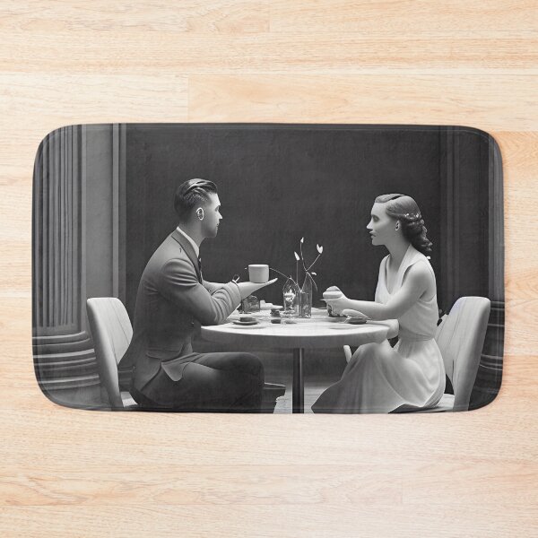Item preview, First Date 40s Black & White Art designed and sold by MudbloodStore.