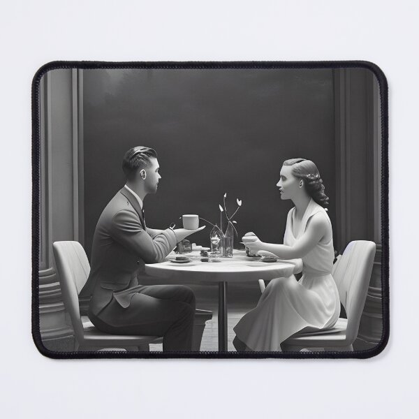 Item preview, First Date 40s Black & White Art designed and sold by MudbloodStore.
