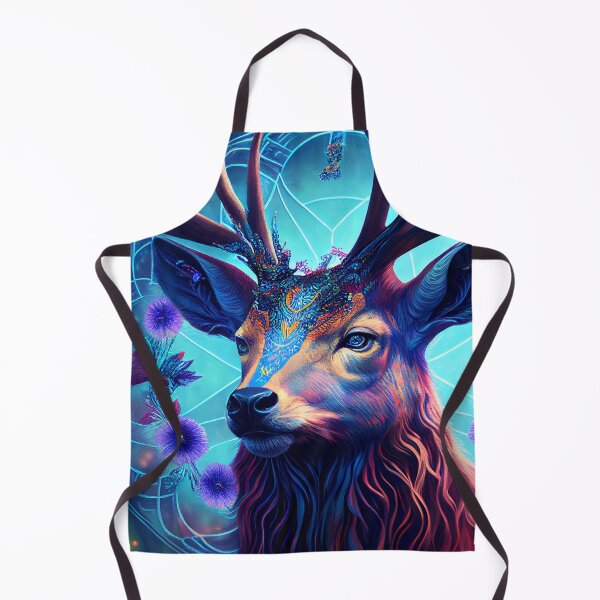 Item preview, 'Stardust' Stag 'Blue Deer' Spirit Animal Totem designed and sold by ga-arts.