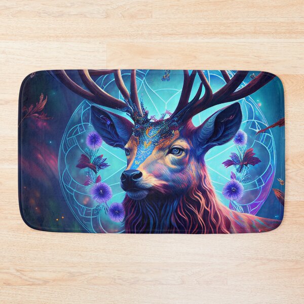 Item preview, 'Stardust' Stag 'Blue Deer' Spirit Animal Totem designed and sold by ga-arts.
