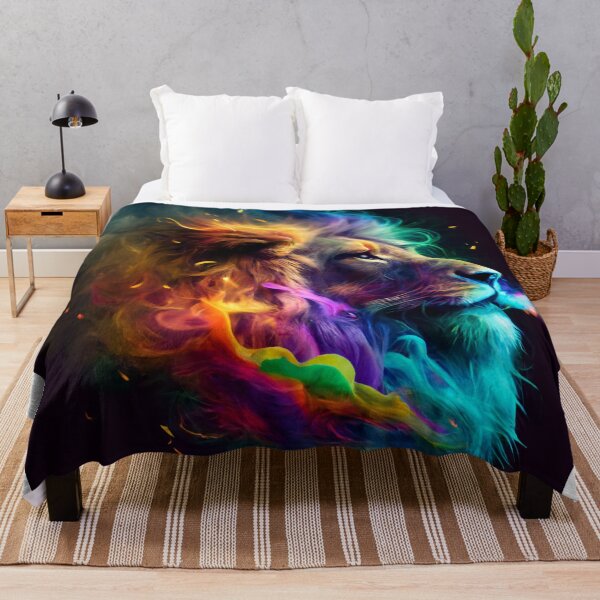 Item preview, rainbow lion designed and sold by FethiC.