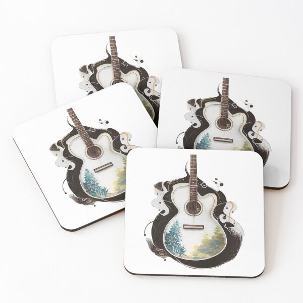 Item preview, Guitar with Nature and Landscape inside - Designed By SK designed and sold by Silvio K..