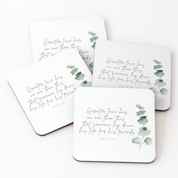Item preview, Greater love has no one than this that someone lay down his life for his friends. Bible Scripture Wall Art. Greater love has no one than this. Bible Scripture Greeting Card.John 15:13 art designed and sold by nancybernard.