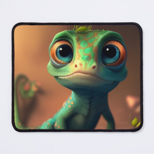 Item preview, Gekko portrait with unique charm designed and sold by M-Lin.