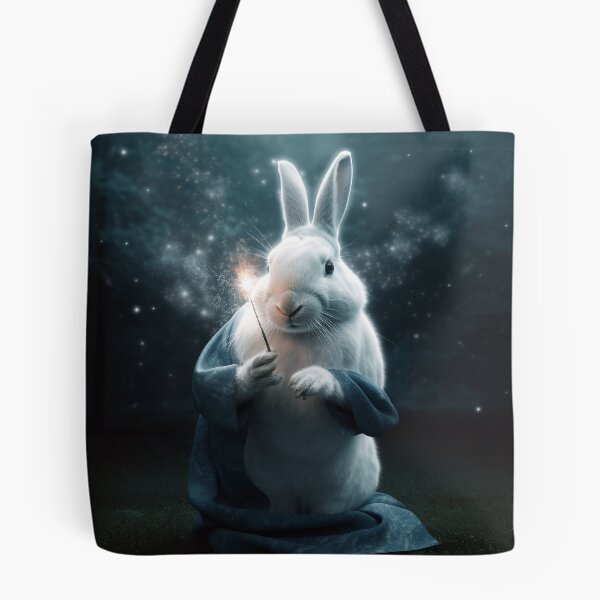 Aperçu de l'œuvre Lapin sorcier, lapin magique créée et vendue par WhimsyWear-Fun.