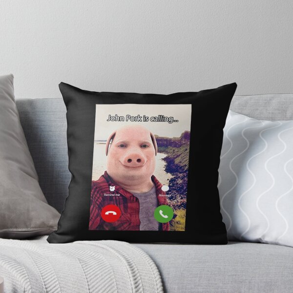 Item preview, John Pork Is Calling Funny Answer Call Phone designed and sold by RosannaArt.