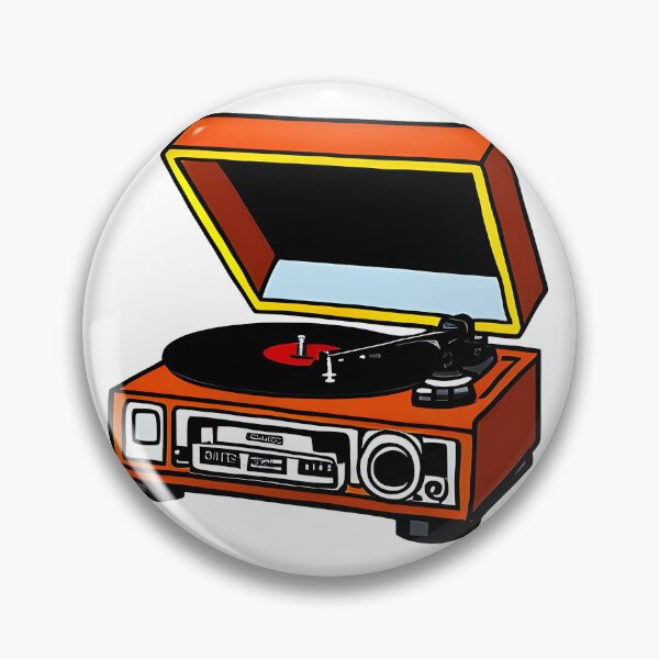 Item preview, Vintage Retro Record Player designed and sold by DeepSeeAI.