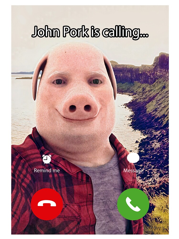 John Pork is calling funny answer call phone meme shirt, hoodie, sweater,  long sleeve and tank top