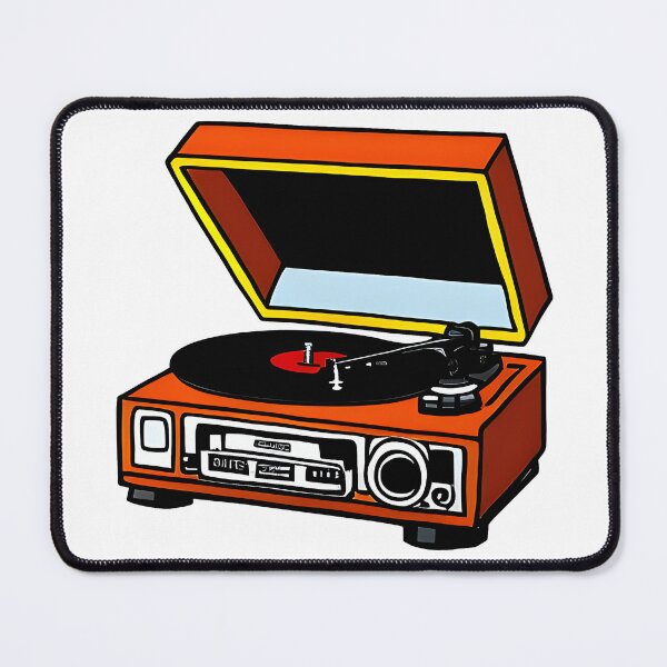 Item preview, Vintage Retro Record Player designed and sold by DeepSeeAI.
