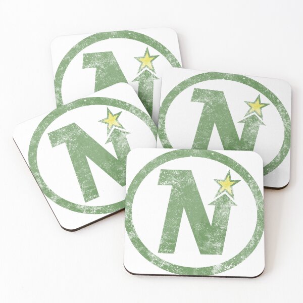Item preview, Minnesota Northstars Hockey Team Logo with Worn Effect designed and sold by aloffredo.