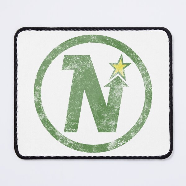 Item preview, Minnesota Northstars Hockey Team Logo with Worn Effect designed and sold by aloffredo.