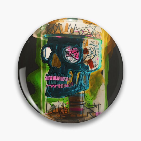 Item preview, Modernizing the Macabre: A Contemporary Take on Skulls in Art designed and sold by digitalbrosse.