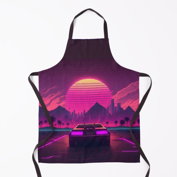 Item preview, Retrowave Sunset Delorean designed and sold by muskitt.