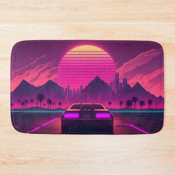 Item preview, Retrowave Sunset Delorean designed and sold by muskitt.