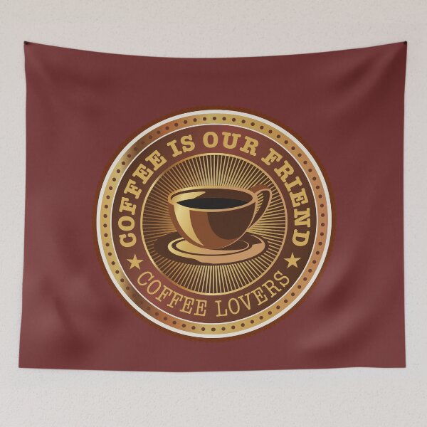 Item preview, Coffee Is Our Friend designed and sold by TheGraphicPath.
