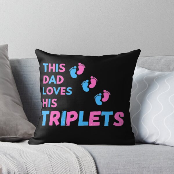 Item preview, THIS DAD LOVES HIS TRIPLETS  designed and sold by shopdyali.