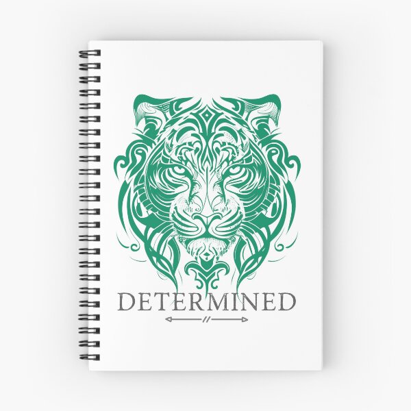 Item preview, Determined Tribal Tiger Face in Green - Make a Bold Statement designed and sold by ShadowAndSlate.
