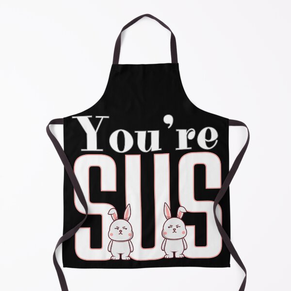 Item preview, Youre sus, cool two little bunnies Looking suspicious at each other designed and sold by Drzamag.