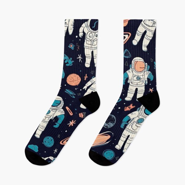 Item preview, Cosmic Exploration: A Pattern of Astronauts in Space designed and sold by SweetRepeat.