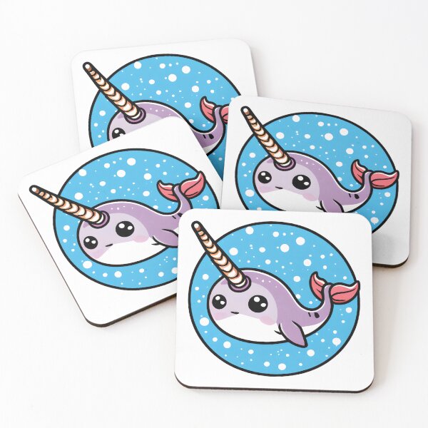 Item preview, Narwhal - Cute Kawaii Arctic Whale designed and sold by WigOutlet.