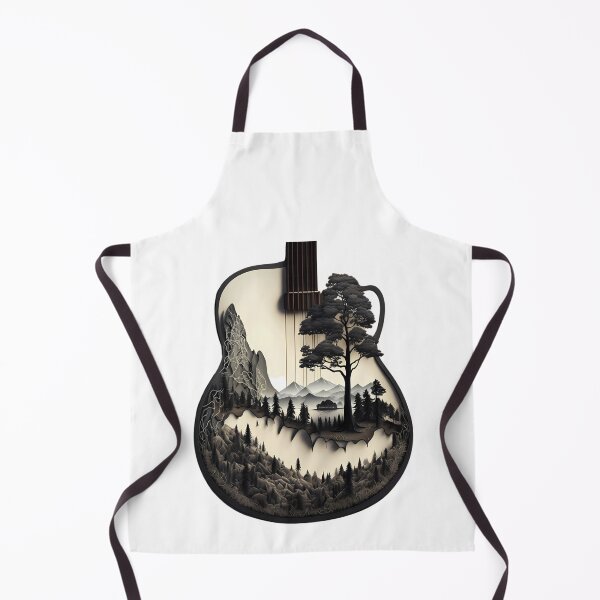 Item preview, Guitar with Nature and Landscape inside - Designed By SK designed and sold by Silvio K..
