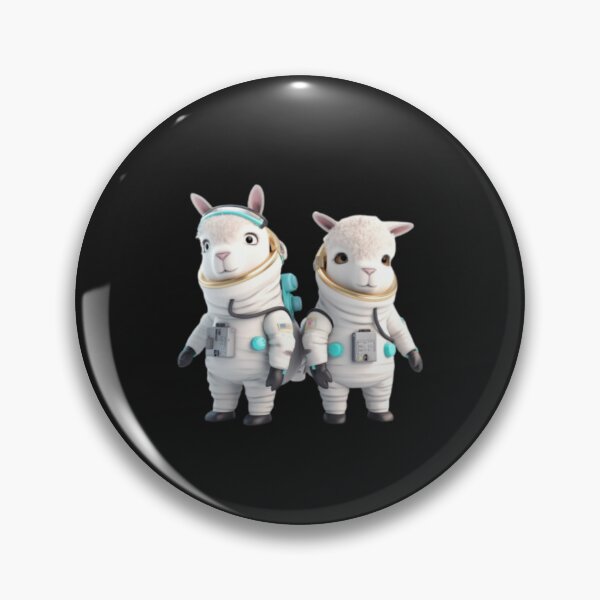 Artikelvorschau, Cute cartoon llamas in space suits - field trip no prob llama entworfen und verkauft von CRAZY&ART.