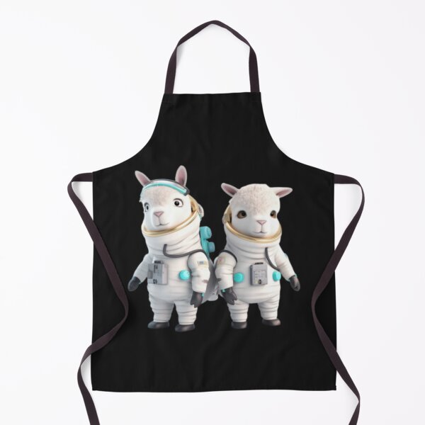 Item preview, Cute cartoon llamas in space suits - field trip no prob llama designed and sold by CRAZY&ART.