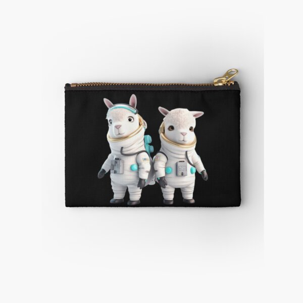 Item preview, Cute cartoon llamas in space suits - field trip no prob llama designed and sold by CRAZY&ART.