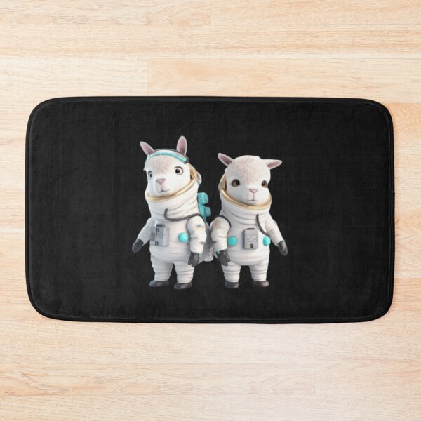 Item preview, Cute cartoon llamas in space suits - field trip no prob llama designed and sold by CRAZY&ART.