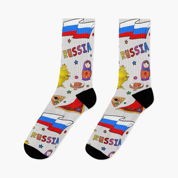 Item preview, I love Russia. Hand drawn Russian Landmarks, flag and map designed and sold by mashmosh.