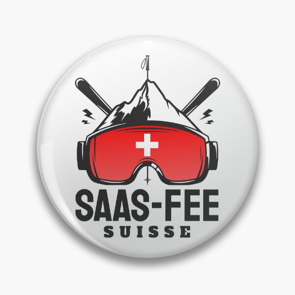 Item preview, Saas-Fee Switzerland Ski Resort Skiing Souvenir designed and sold by JackCurtis1991.