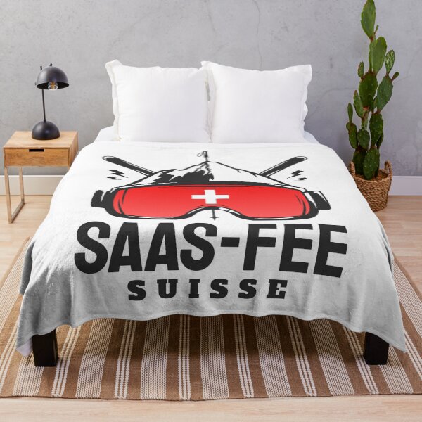 Item preview, Saas-Fee Switzerland Ski Resort Skiing Souvenir designed and sold by JackCurtis1991.
