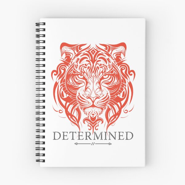 Item preview, Determined Tribal Tiger Face in Orange - Make a Bold Statement designed and sold by ShadowAndSlate.