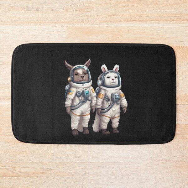 Item preview, Cute cartoon llamas in space suits - field trip no prob llama designed and sold by CRAZY&ART.