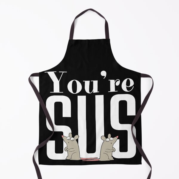 Item preview, Youre sus, cool two little mice Looking suspicious at each other designed and sold by Drzamag.