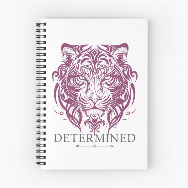 Item preview, Determined Tribal Tiger Face in Purple - Make a Bold Statement designed and sold by ShadowAndSlate.