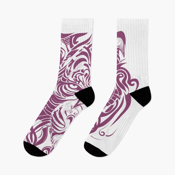 Item preview, Determined Tribal Tiger Face in Purple - Make a Bold Statement designed and sold by ShadowAndSlate.
