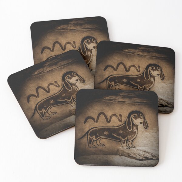Item preview, Dachshund Cave Art #2 designed and sold by SilverFrog.